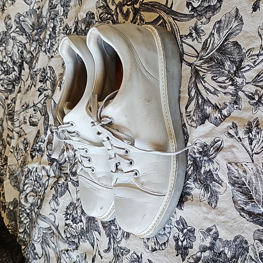 Samuel Hubbard VERY Light Blue (almost white) Sneakers Sz 6 - Picture 3 of 7